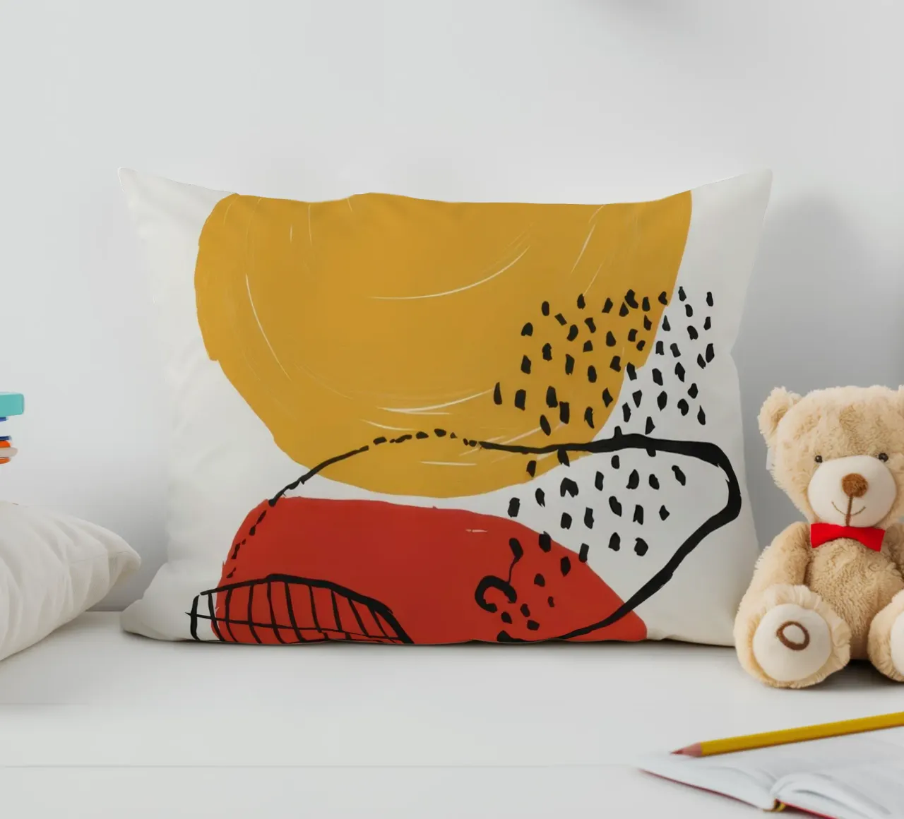 Form and Line Dialogue decorative cushion by Bara Suara