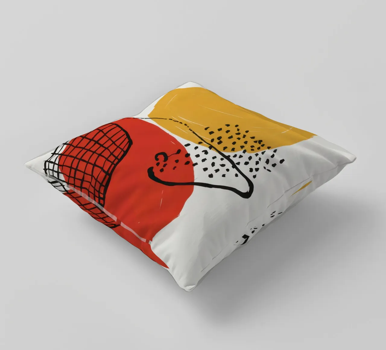 Form and Line Dialogue decorative cushion by Bara Suara