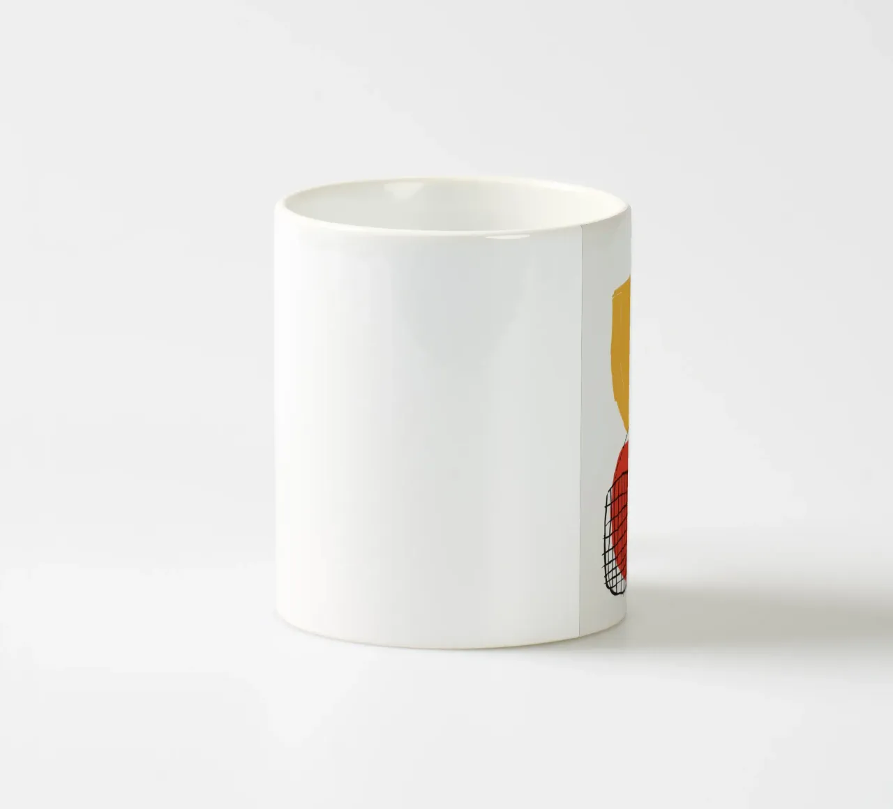 Dialogo tra forme e linee tazza in ceramica da Bara Suara