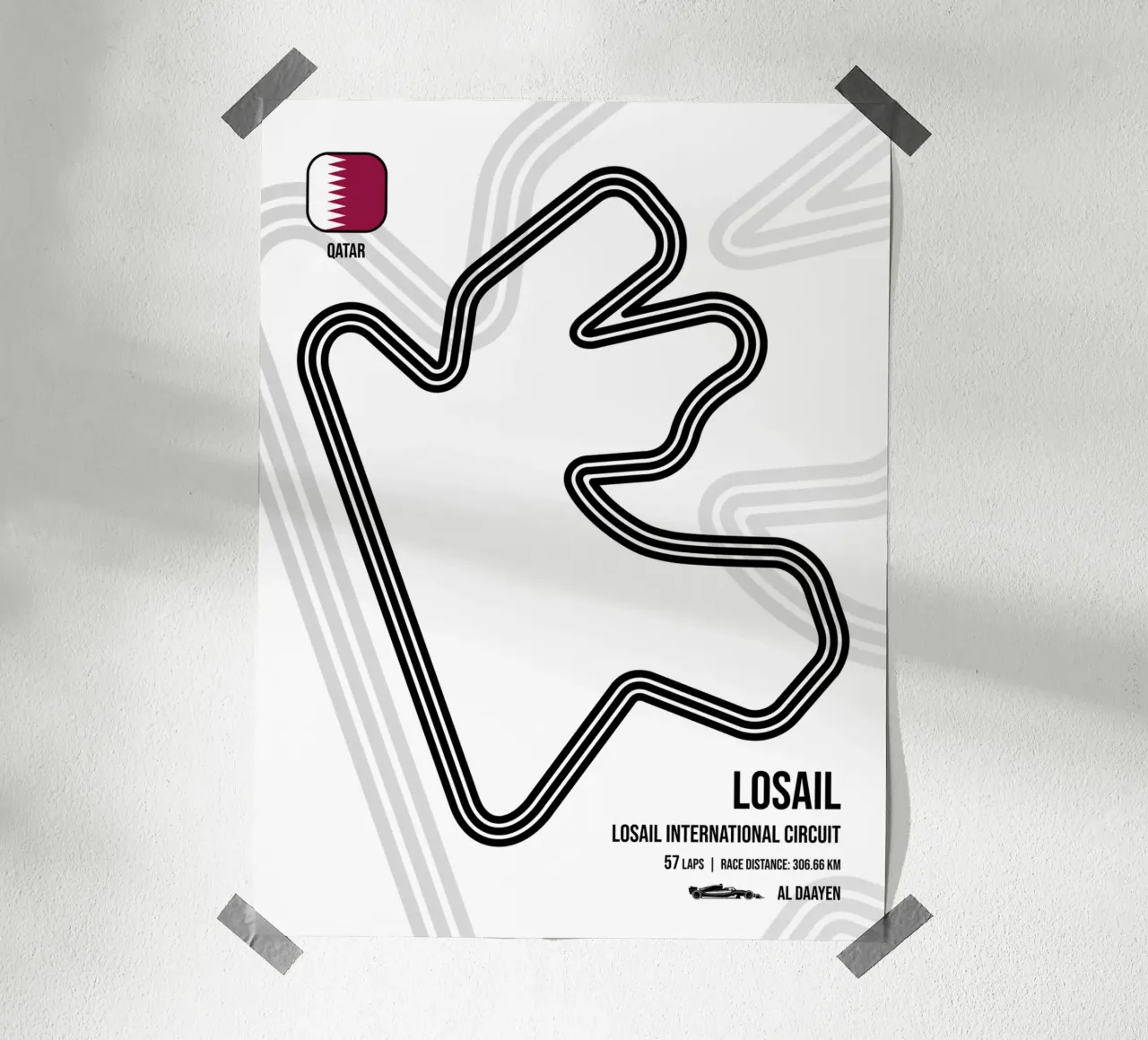 Ippodromo di Losail poster da Mariel Toigo