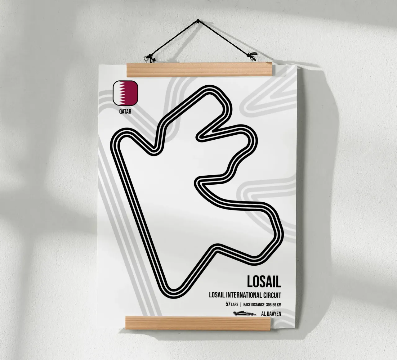 Ippodromo di Losail poster da Mariel Toigo