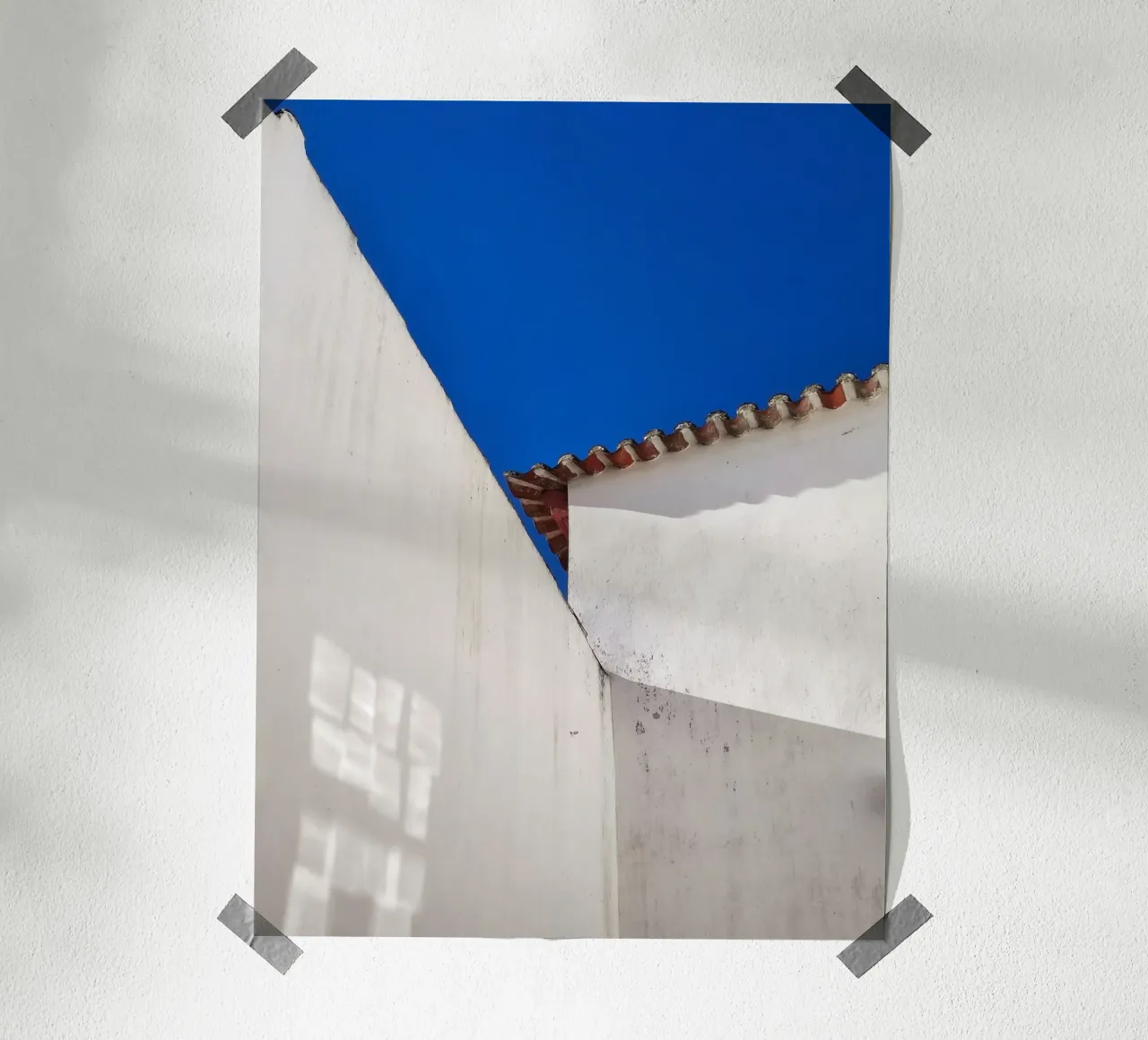 Tra cielo e piastrelle poster da Mane