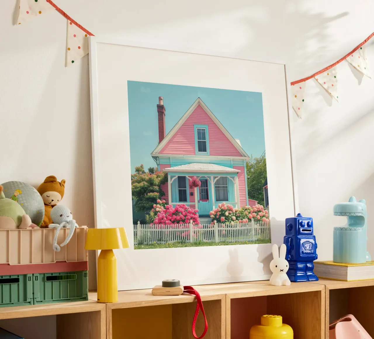 Fard e bolle di sapone poster da StillVibe Home