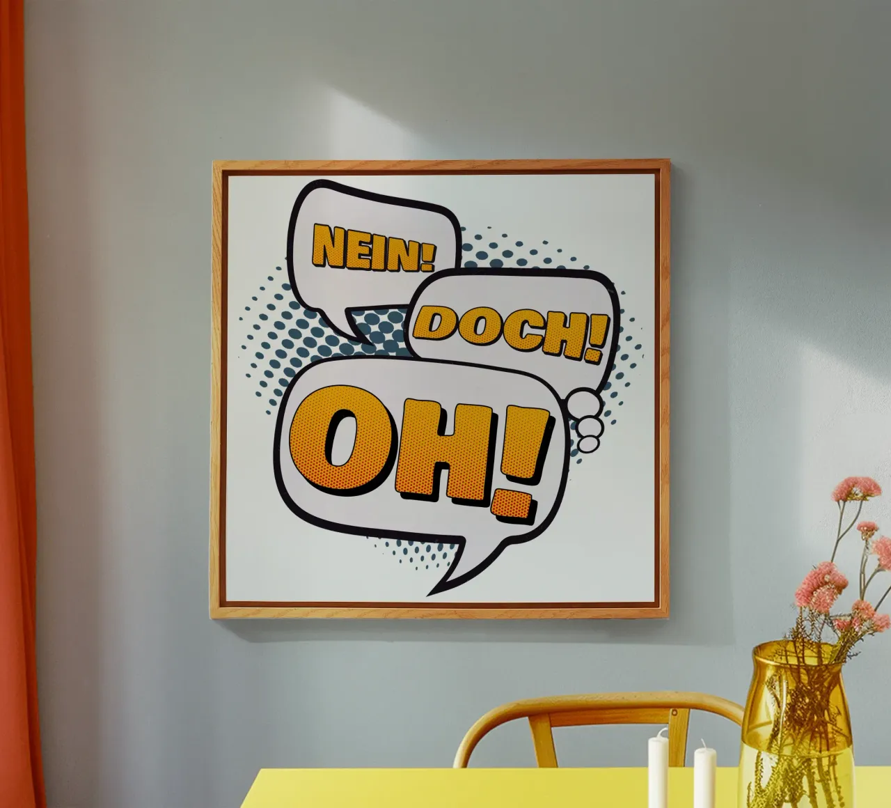 No! Sì! Oh! plexiglass da Black Sign Artwork