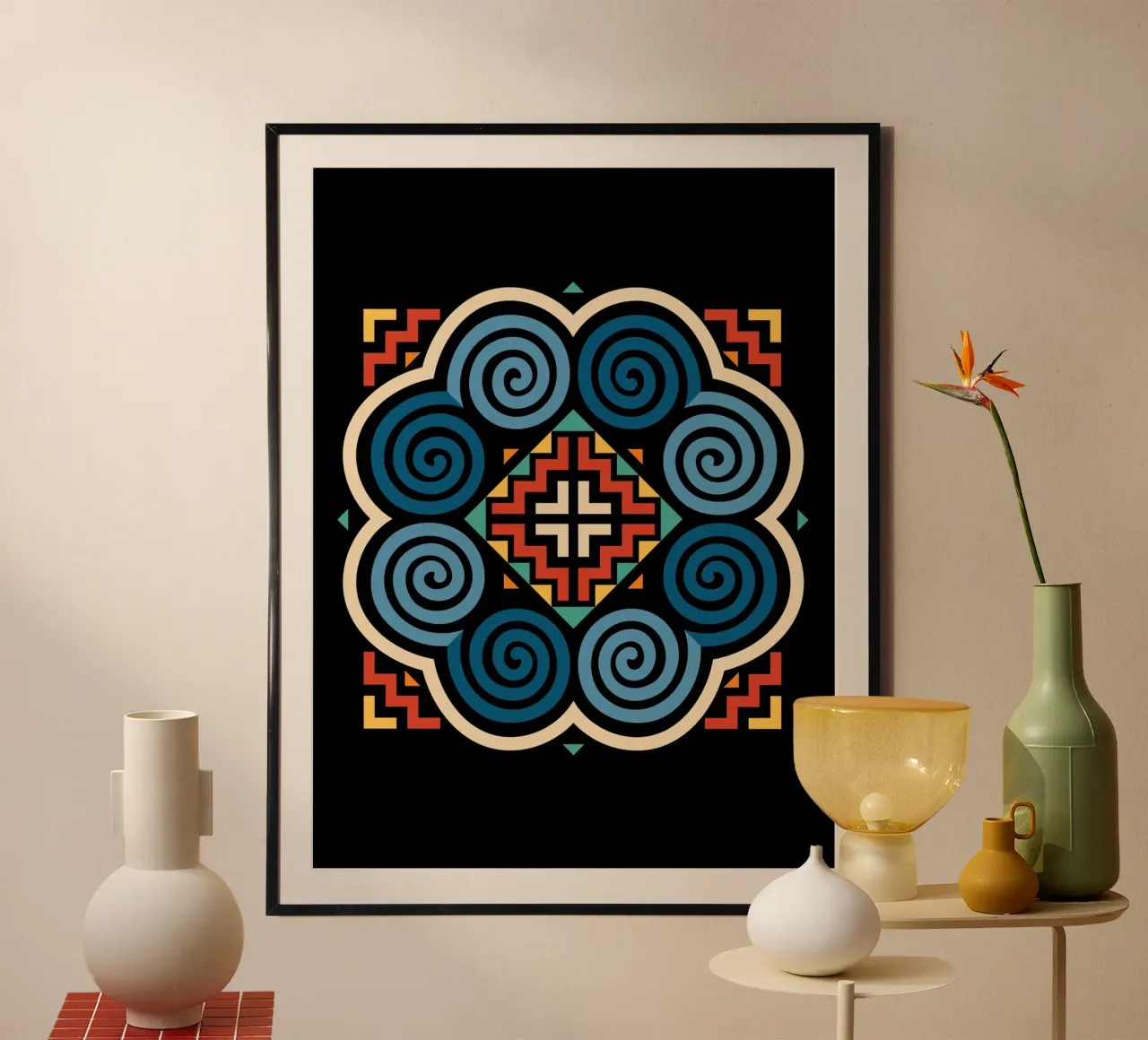 Hmong-Symbol Poster von Mariel Toigo