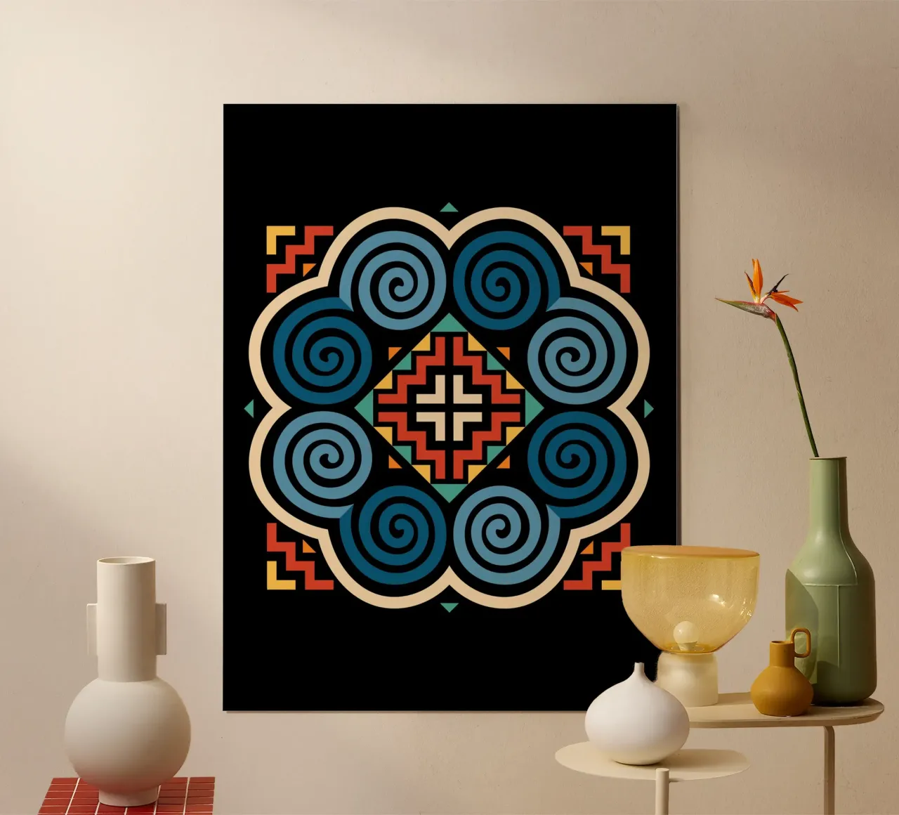 Hmong-Symbol Poster von Mariel Toigo