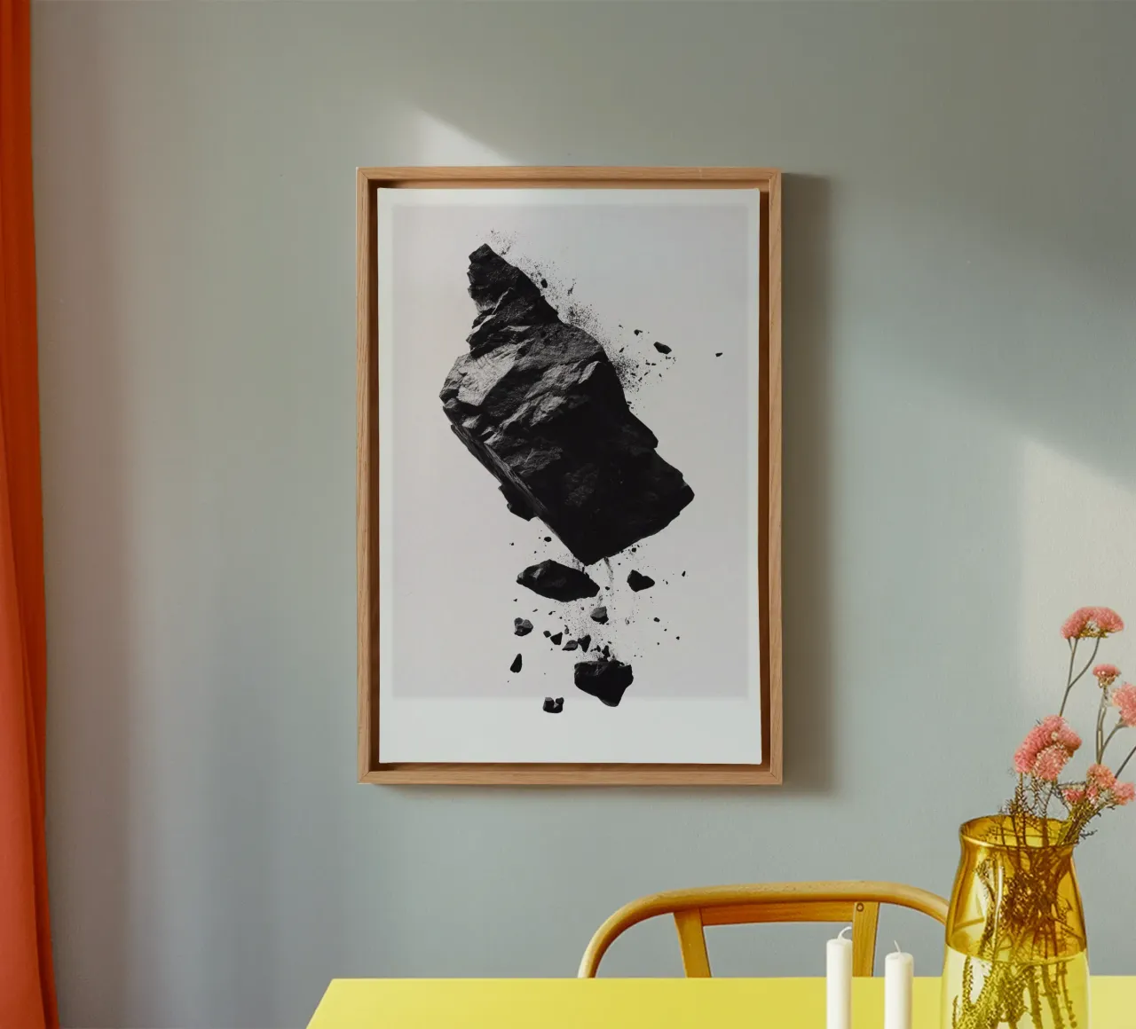 Black Rock floating tela con Cornice a cassetta da LeDieg