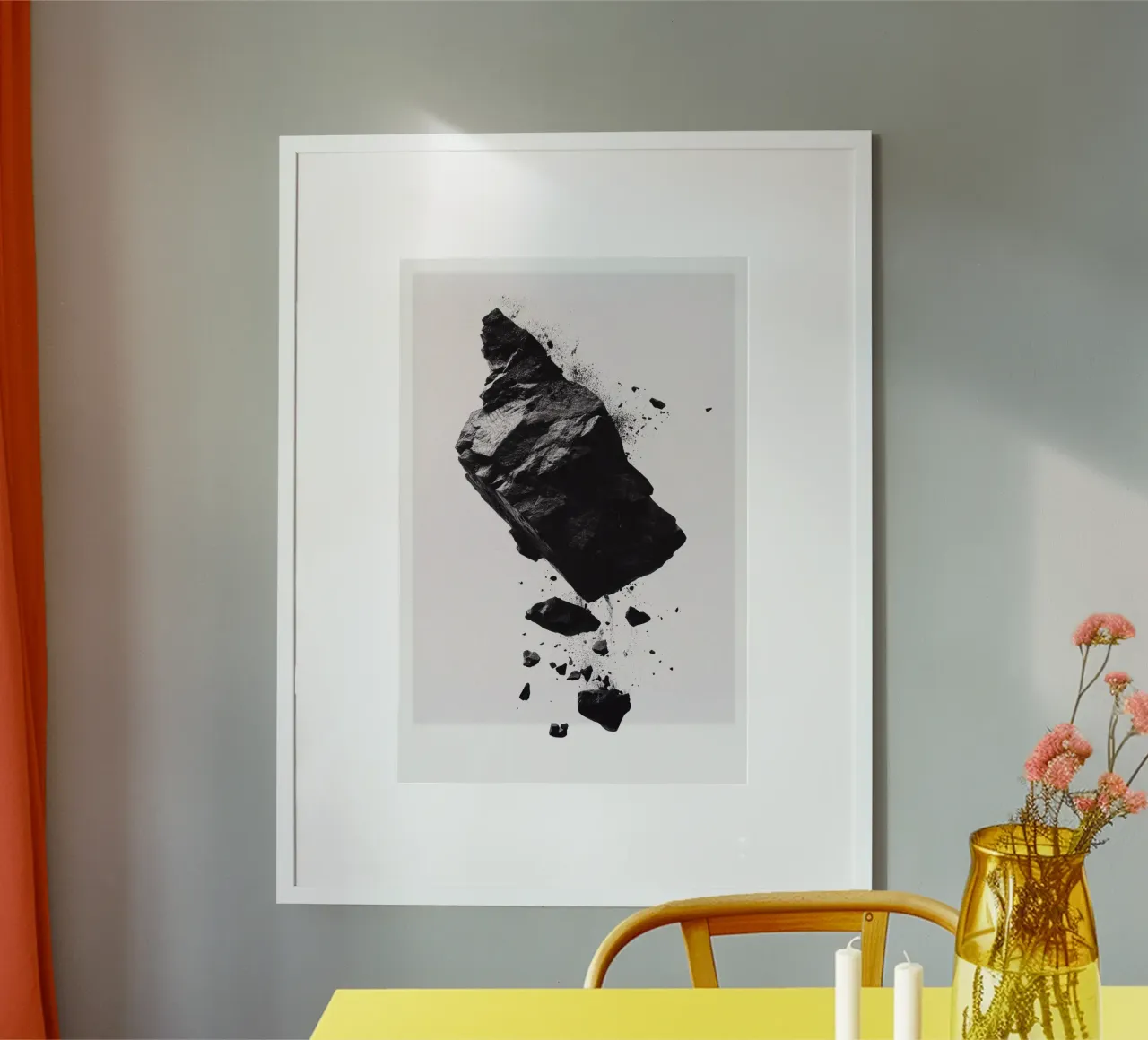 Black Rock floating carta hahnemühle da LeDieg