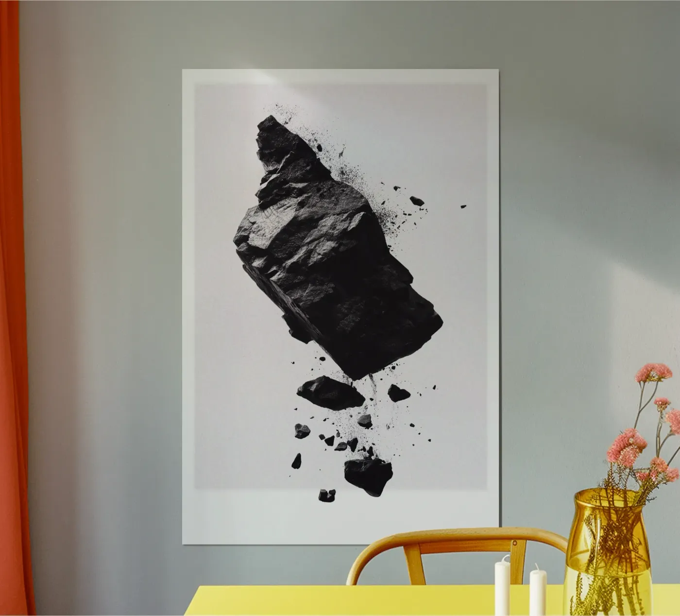 Black Rock floating poster da LeDieg