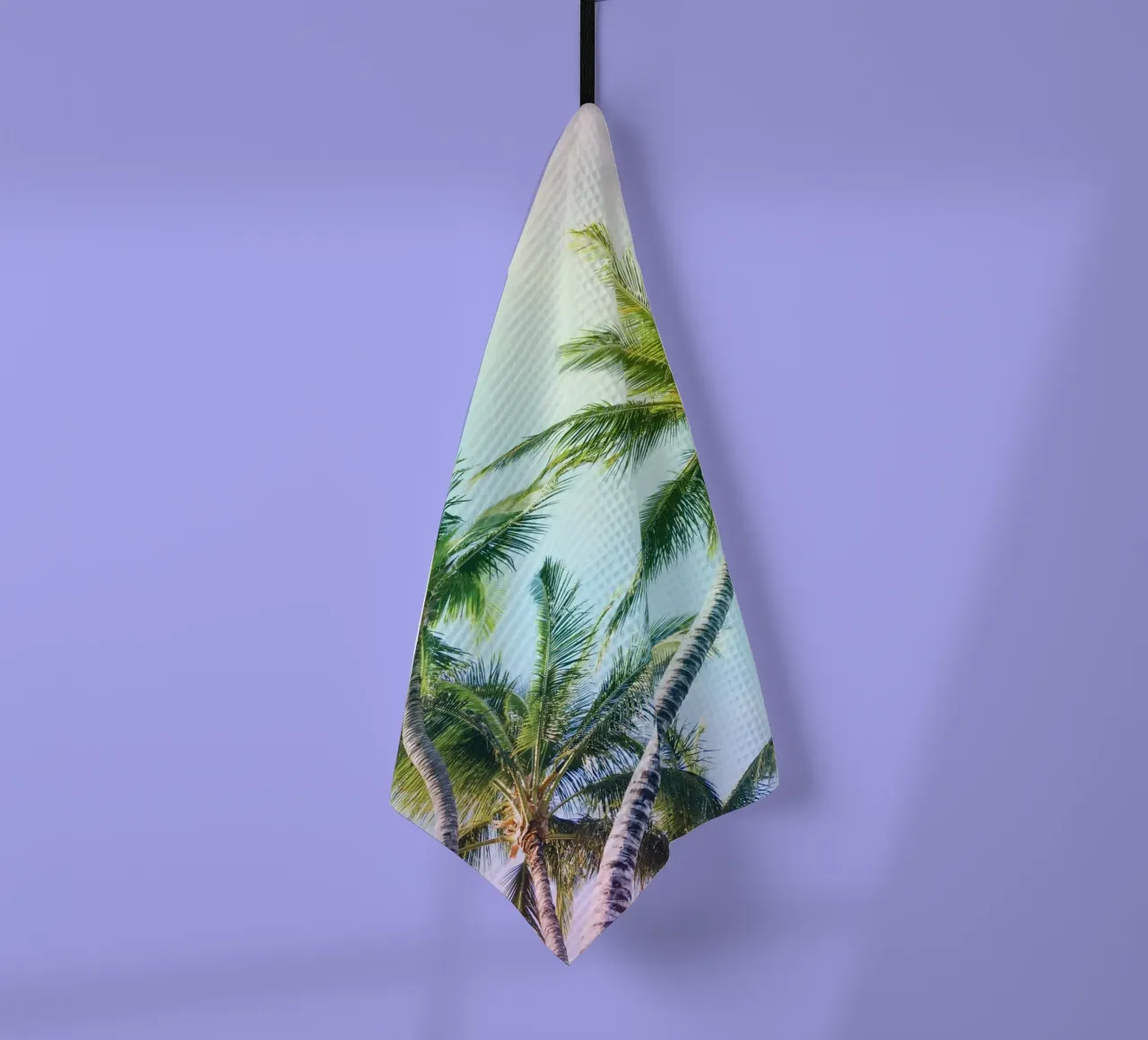 Relaxing Palms Rainbow Colors Geschirrtuch von Stay Positive Design