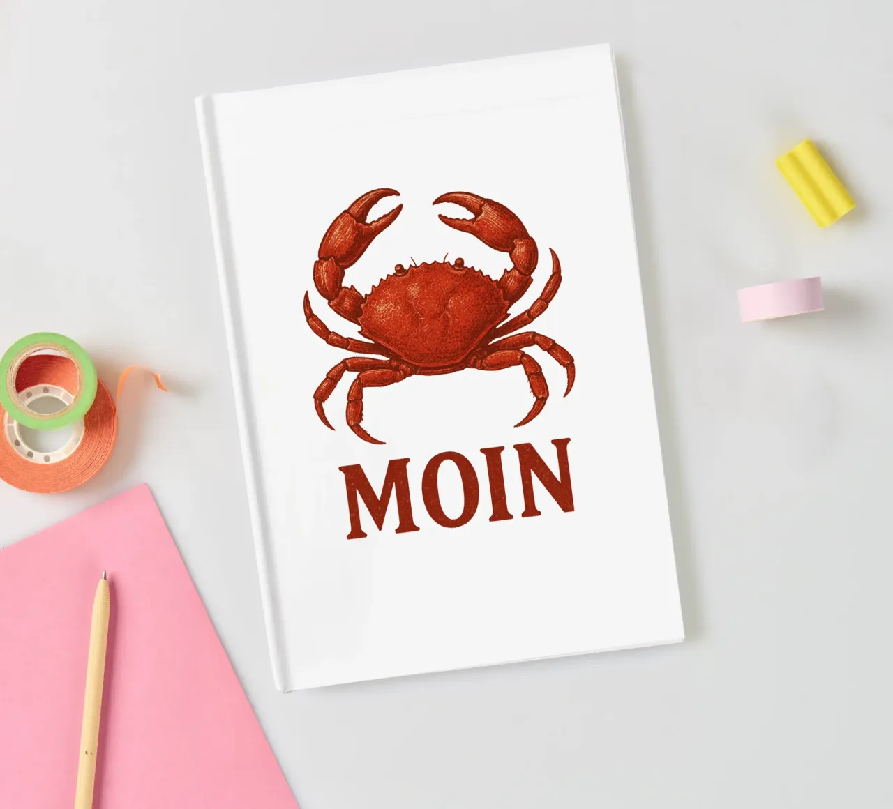Moin Krabbe notebook by Fies&Fein