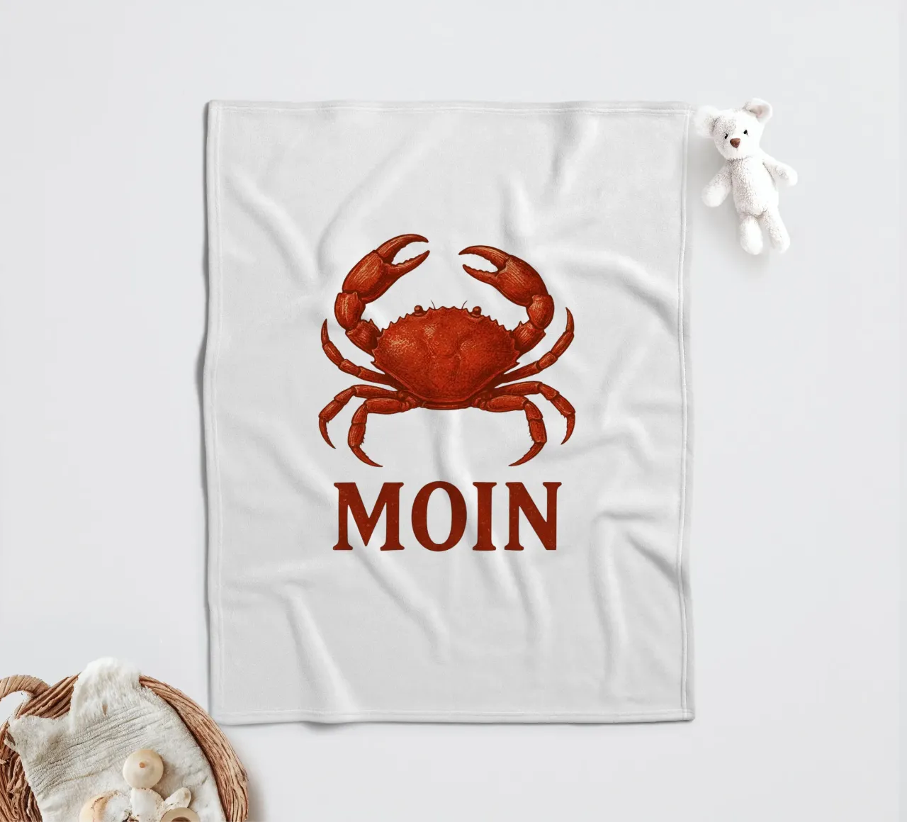 Moin Krabbe coperta in pile da Fies&Fein