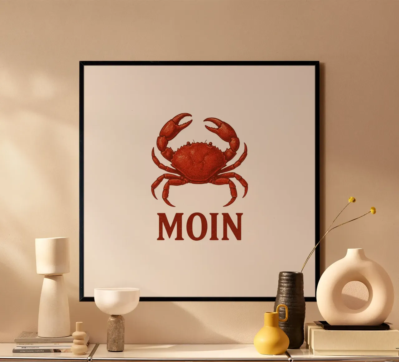 Moin Krabbe poster da Fies&Fein