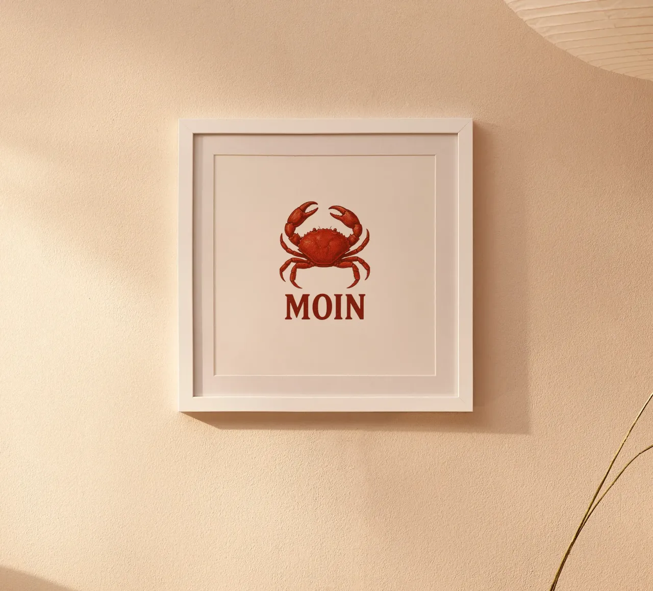 Moin Krabbe poster da Fies&Fein