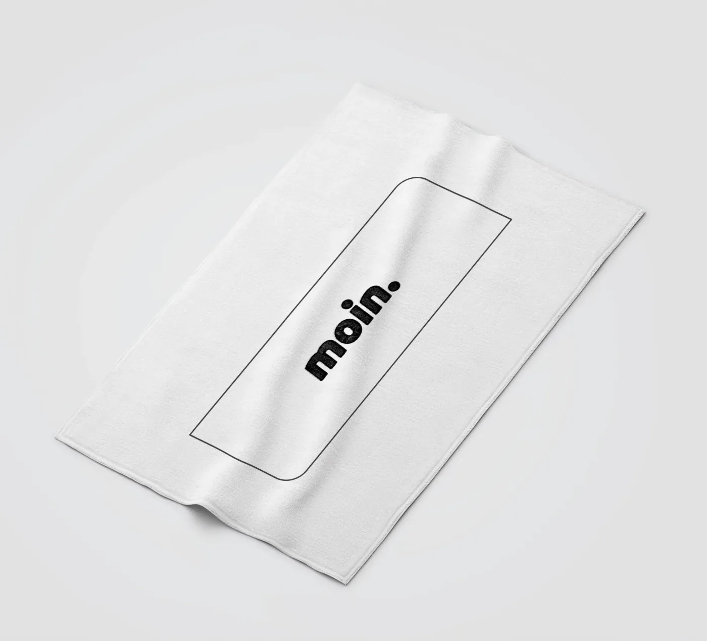 Moin Fleecedecke von Black Sign Artwork