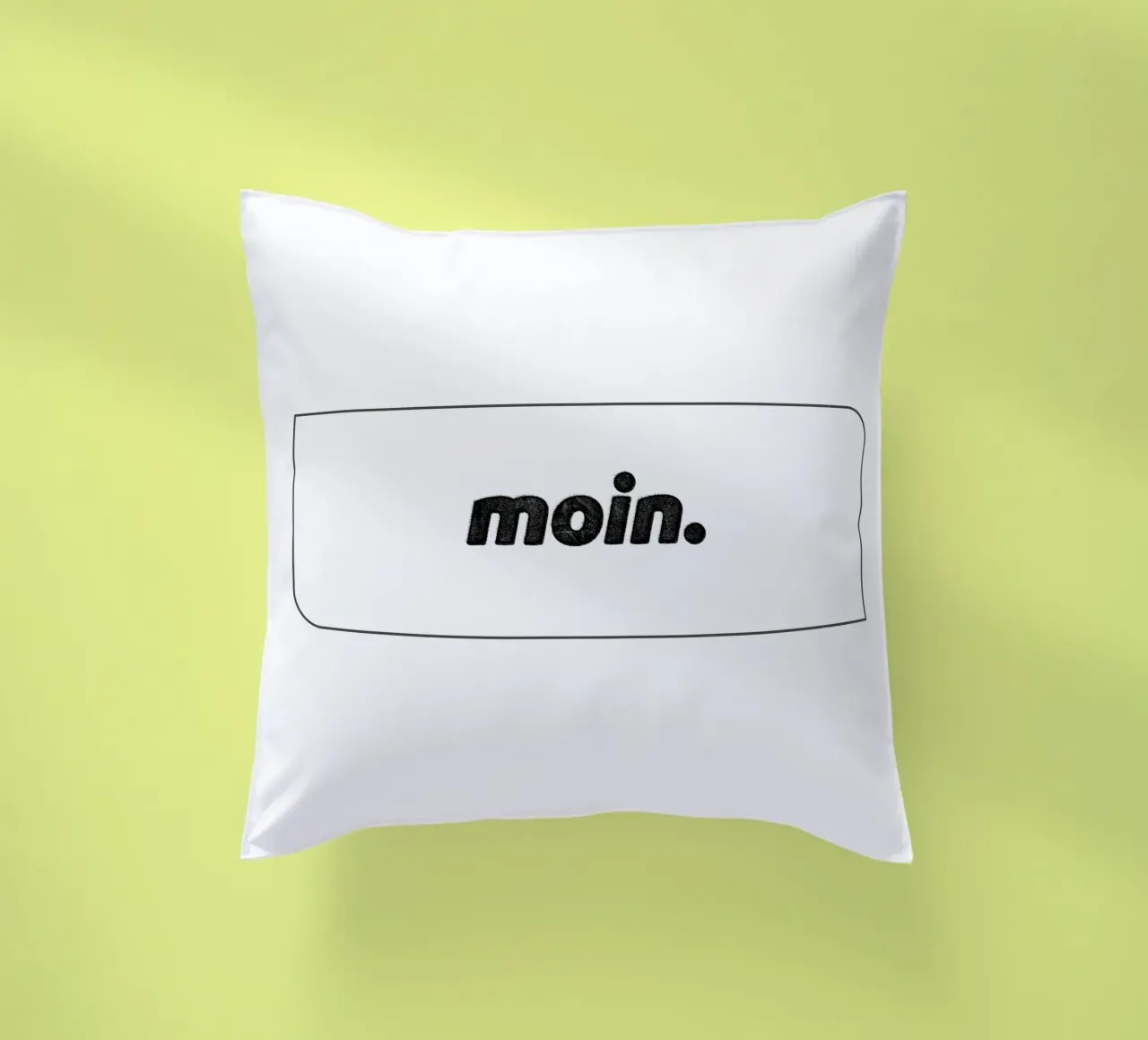 Moin cuscino da Black Sign Artwork