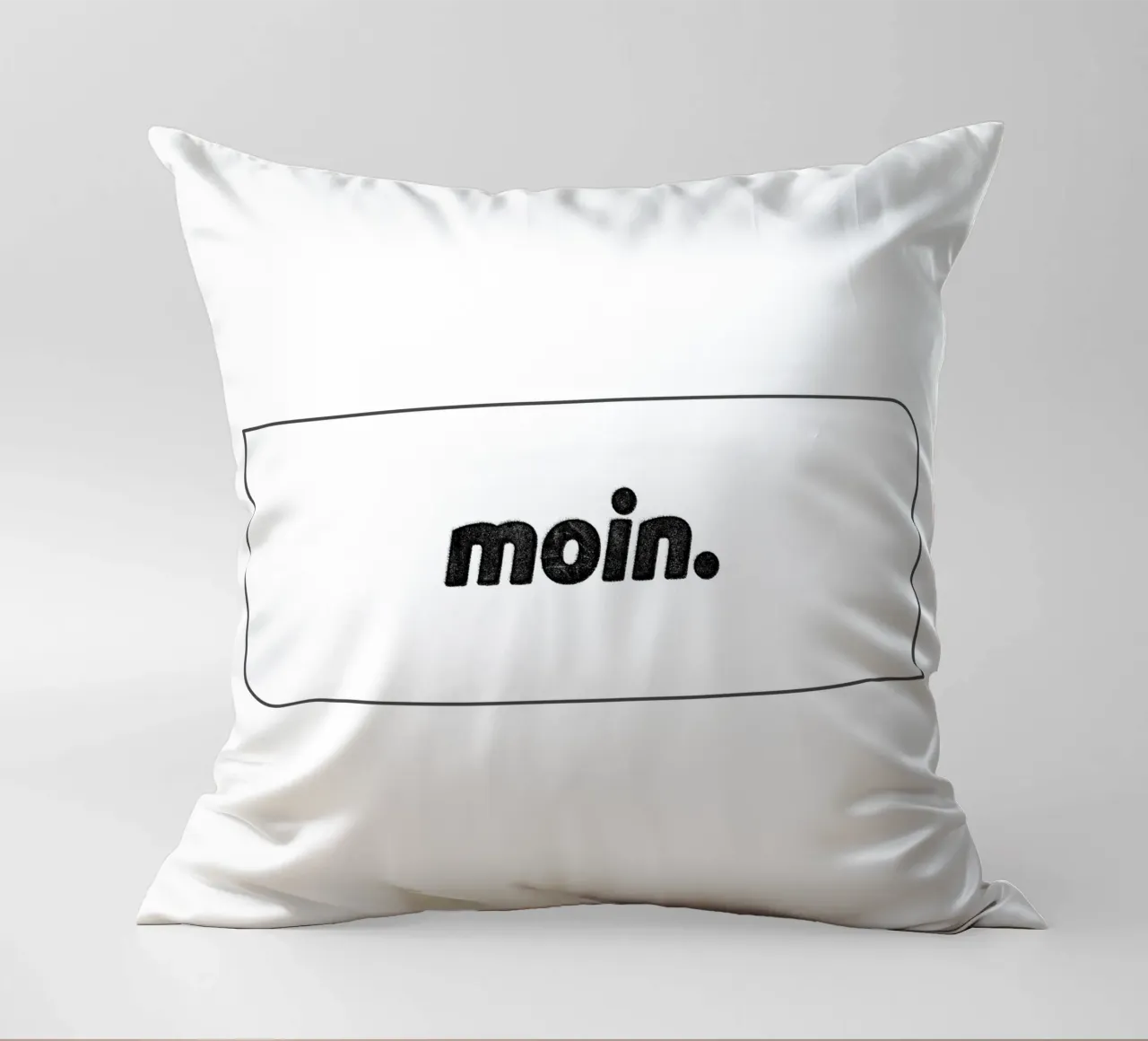 Moin cuscino da Black Sign Artwork