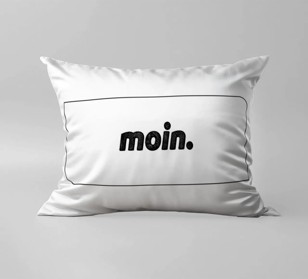 Moin cuscino da Black Sign Artwork