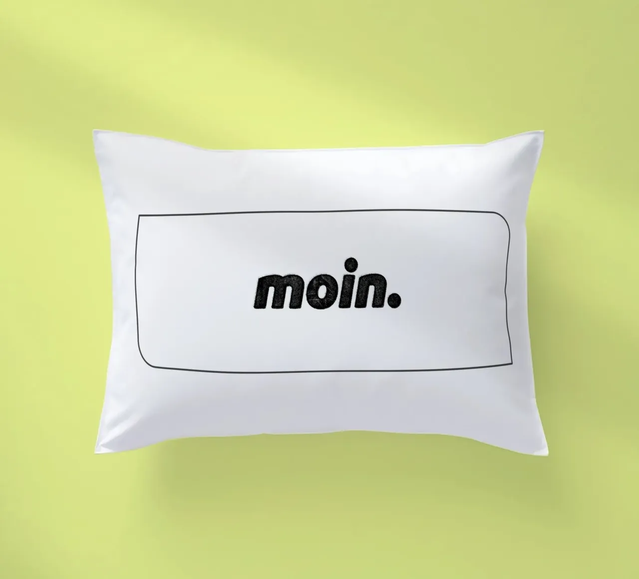 Moin cuscino da Black Sign Artwork