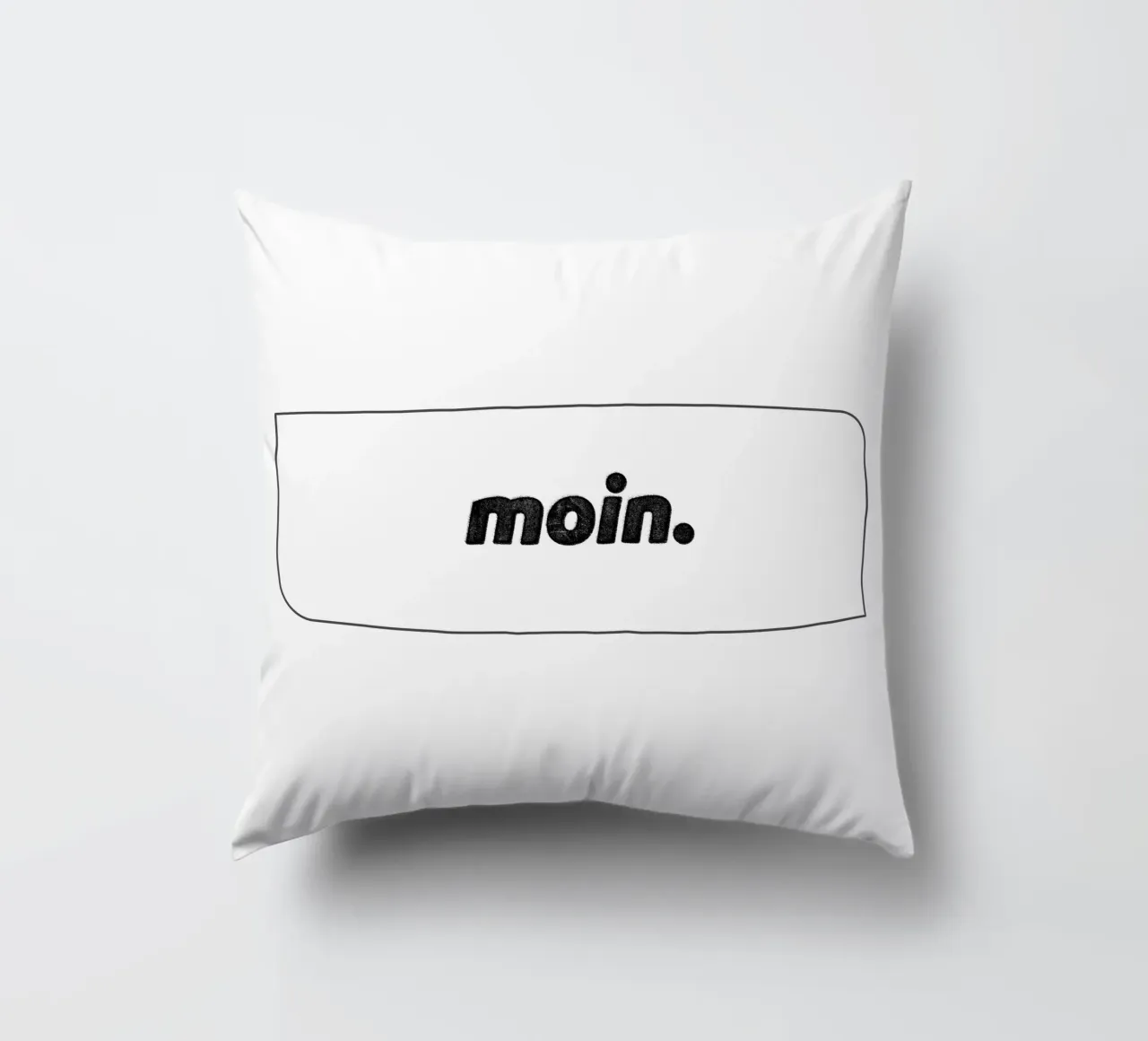 Moin cuscino da Black Sign Artwork