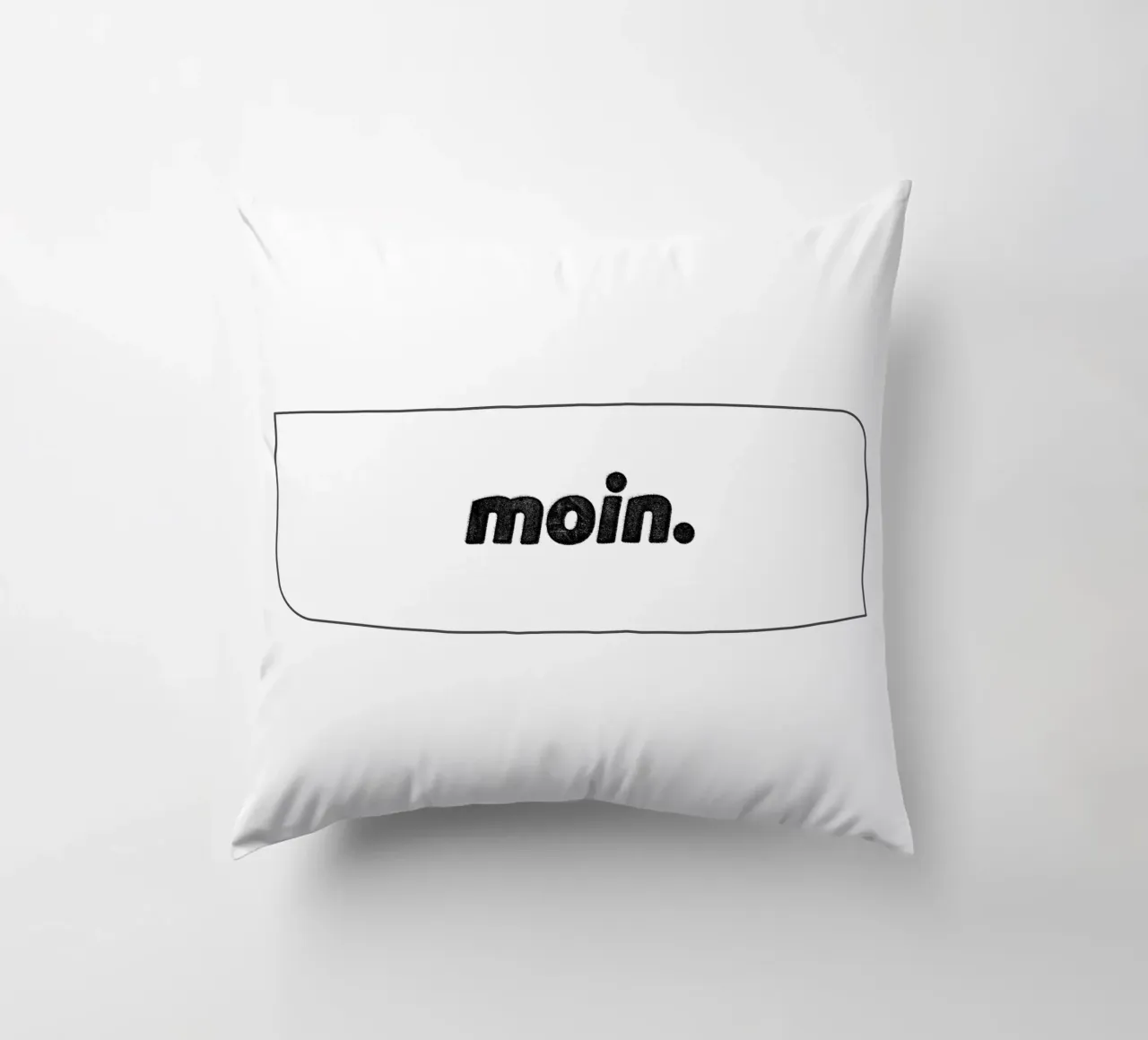 Moin cuscino da Black Sign Artwork