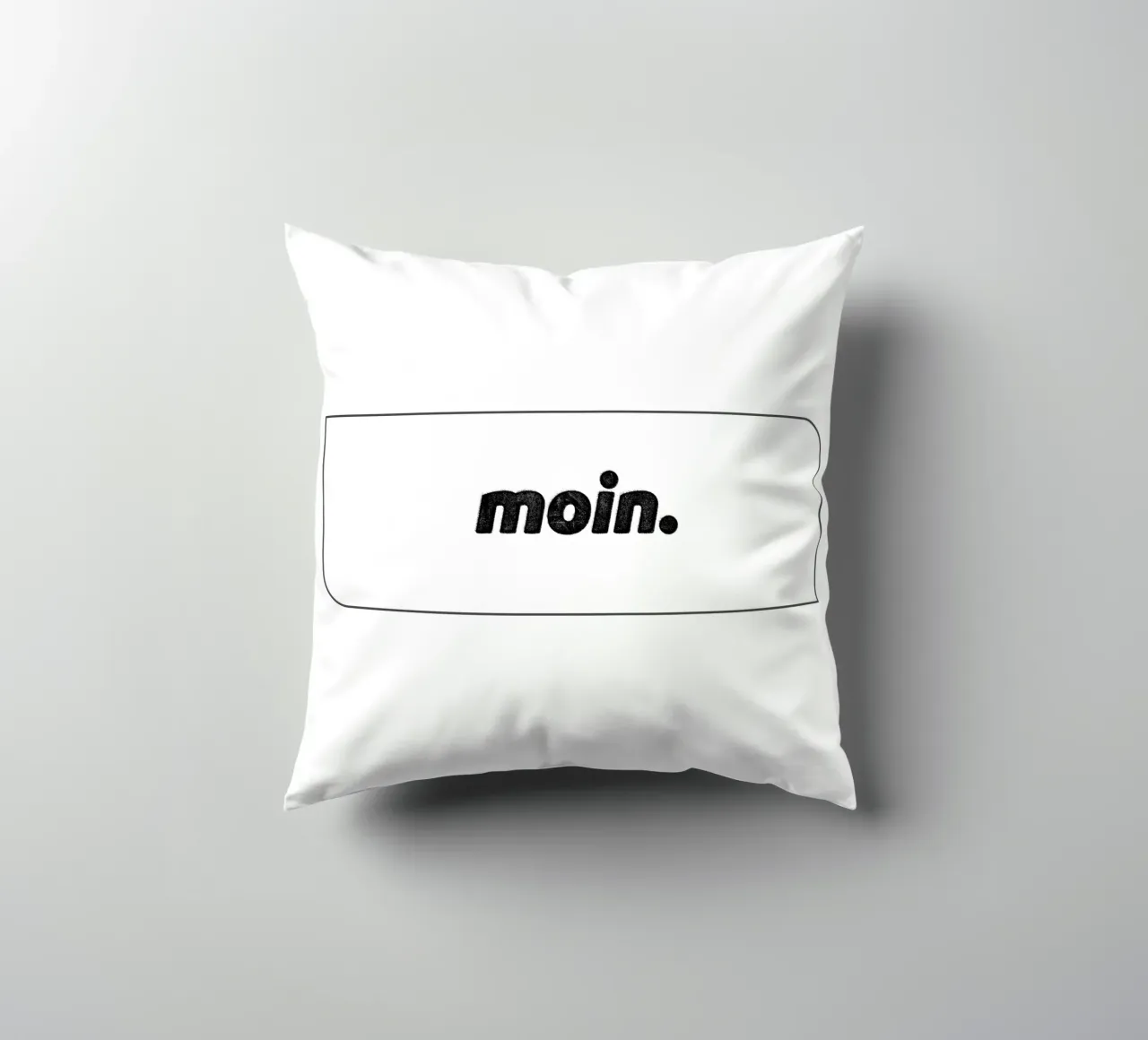 Moin cuscino da Black Sign Artwork