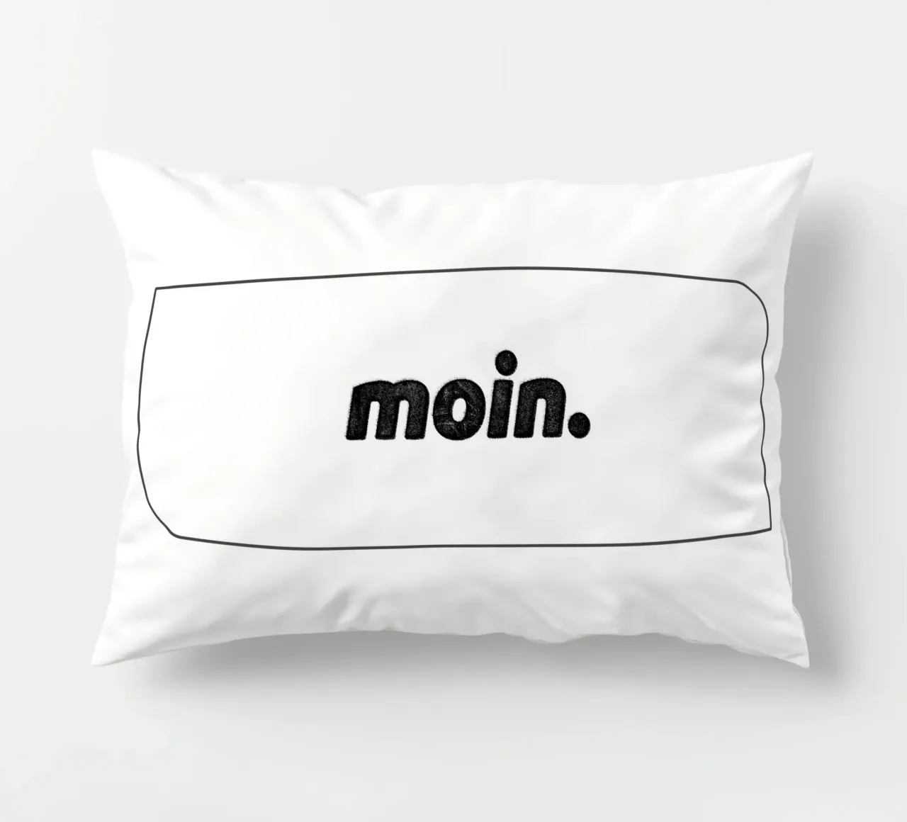 Moin cuscino da Black Sign Artwork