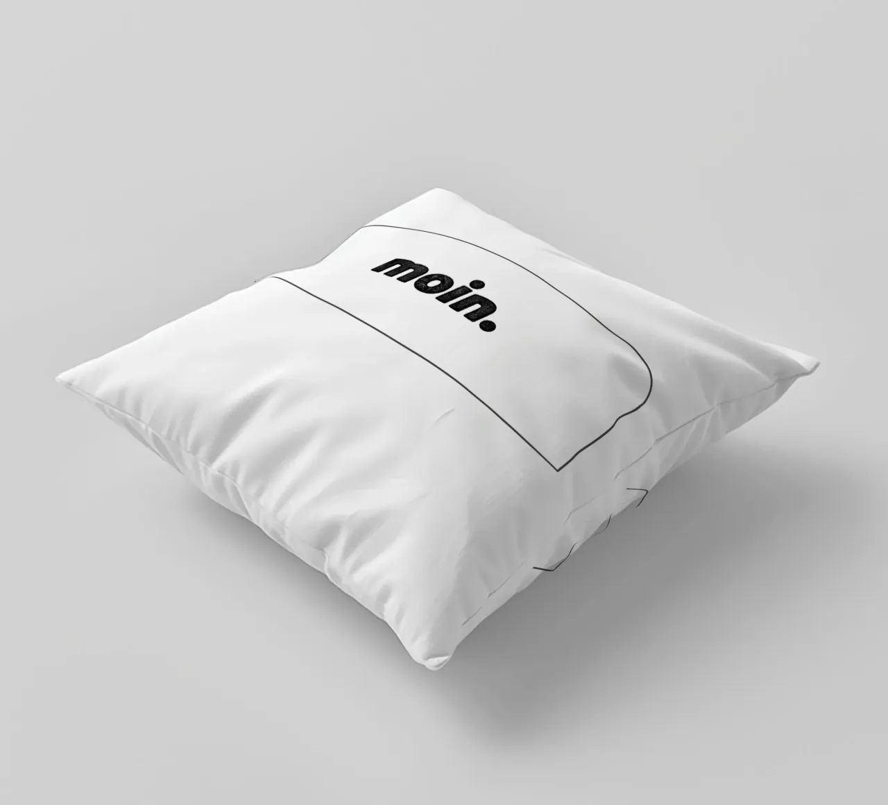 Moin cuscino da Black Sign Artwork