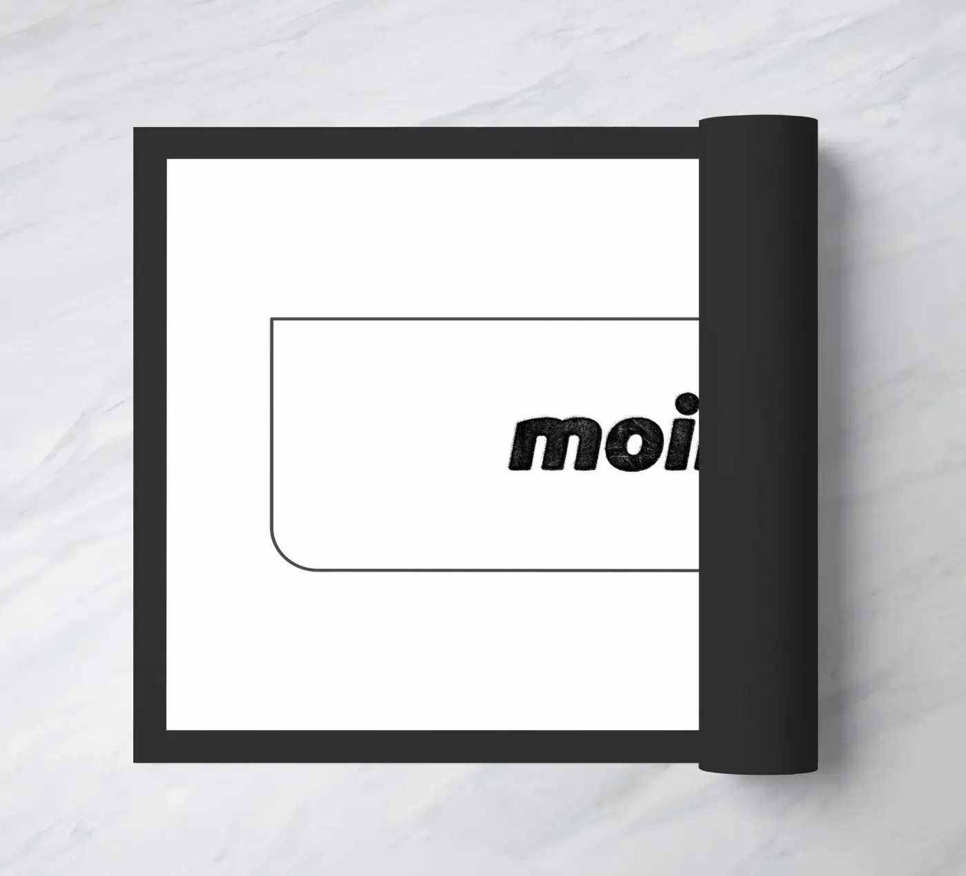 Moin Fußmatte von Black Sign Artwork