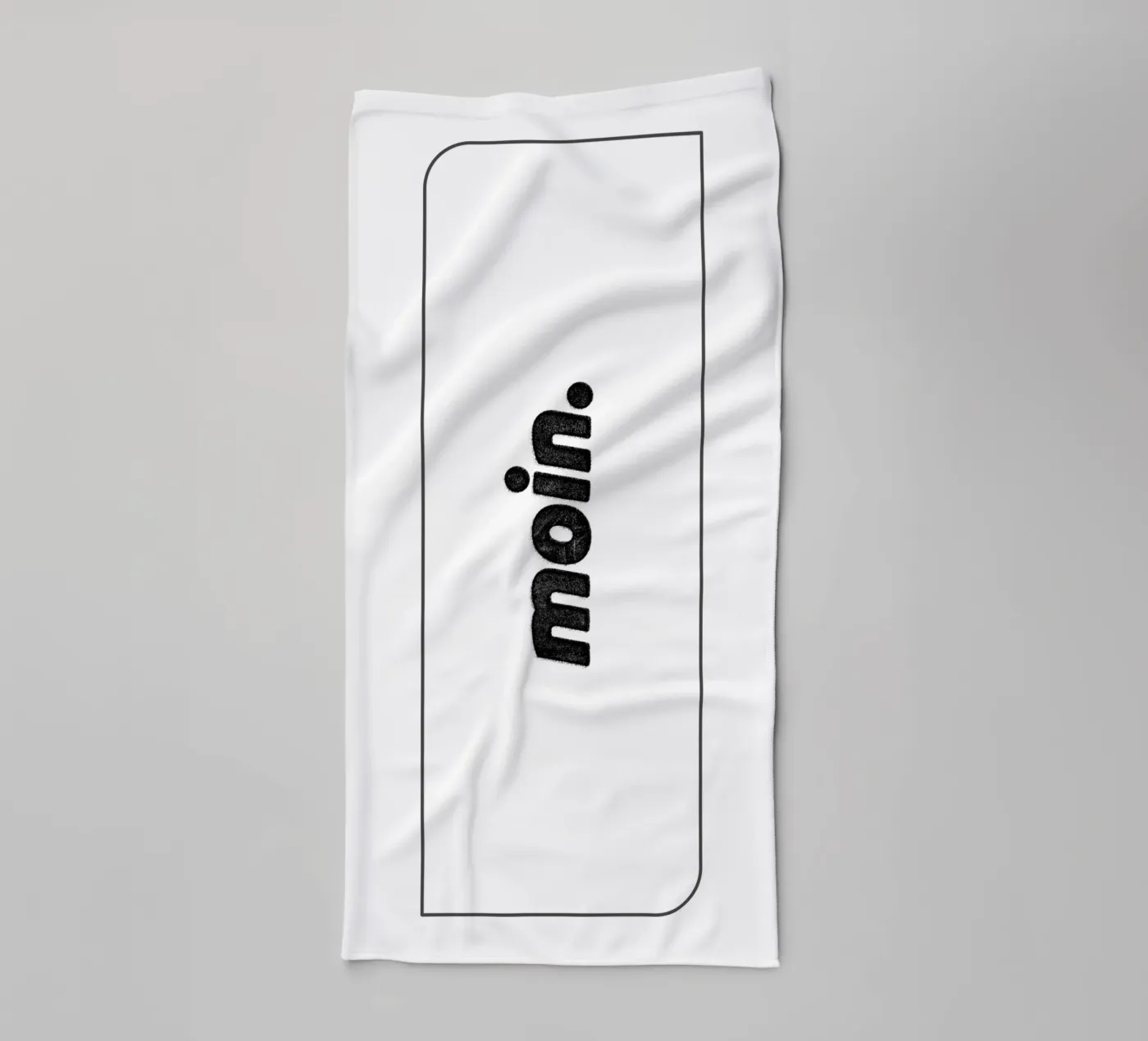 Moin towel by Black Sign Artwork