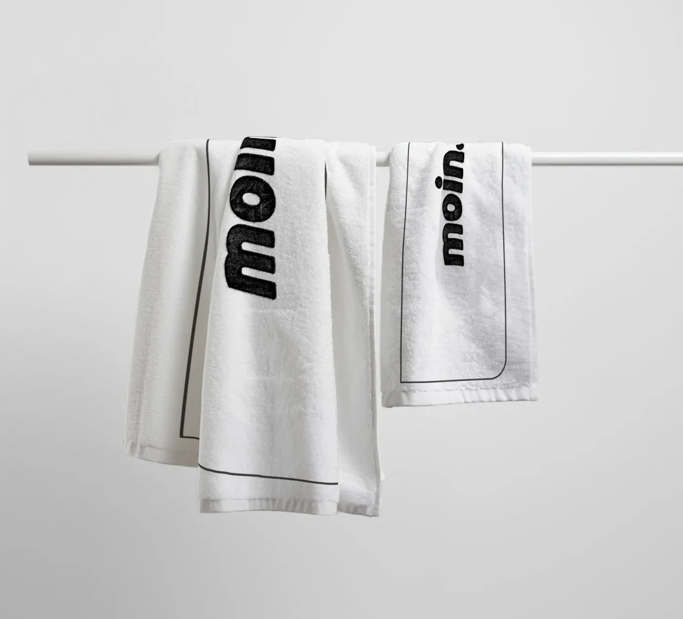 Moin towel by Black Sign Artwork