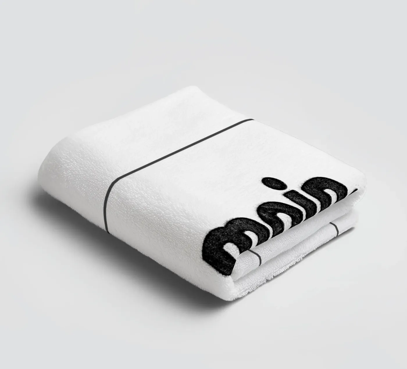 Moin towel by Black Sign Artwork