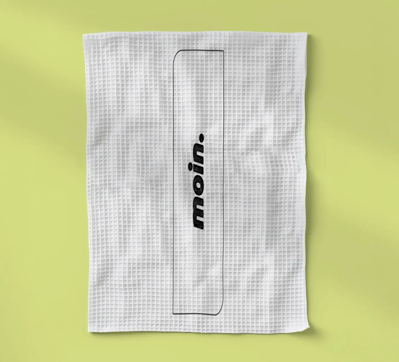 Moin tea towel by Black Sign Artwork