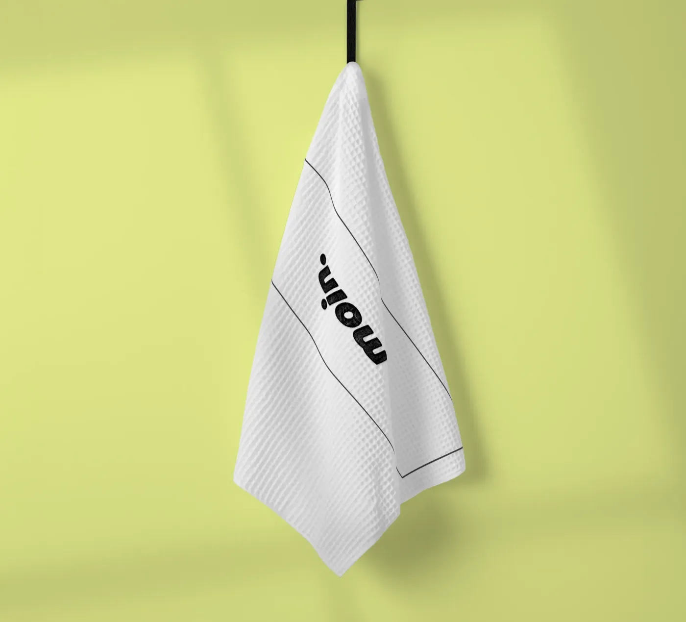 Moin tea towel by Black Sign Artwork