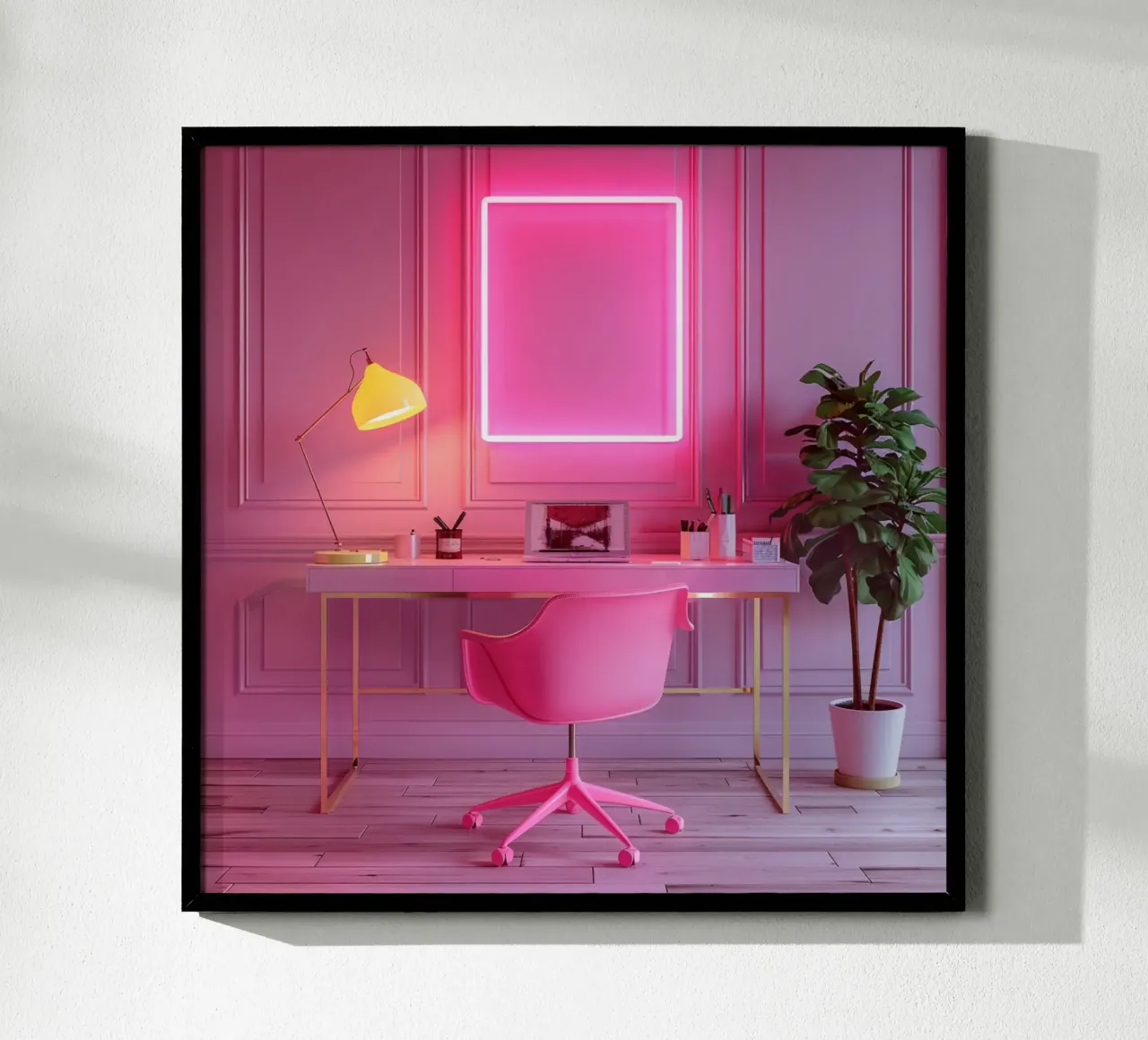 Fard e bolle di sapone poster con telaio in plastica da StillVibe Home