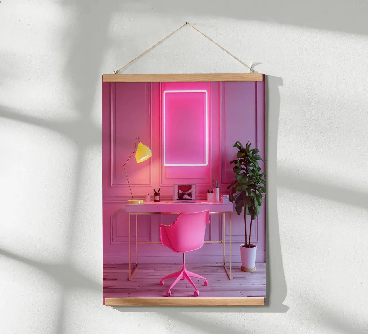 Fard e bolle di sapone poster con telaio in plastica da StillVibe Home