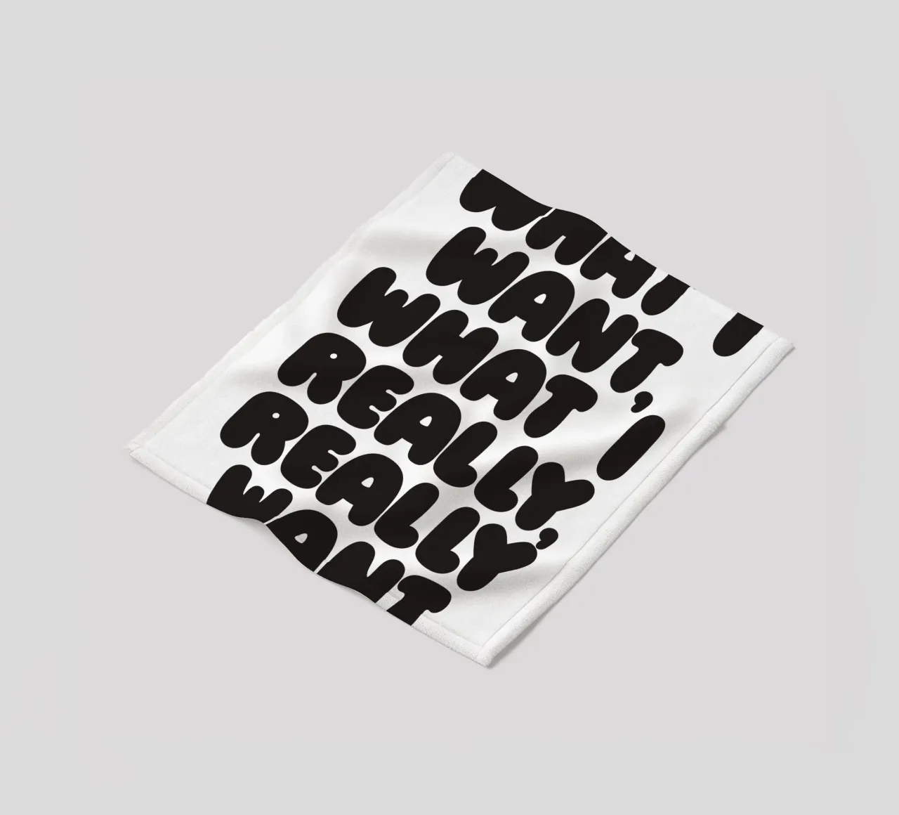 Wannabee II fleece blanket by Verplanungsagentur