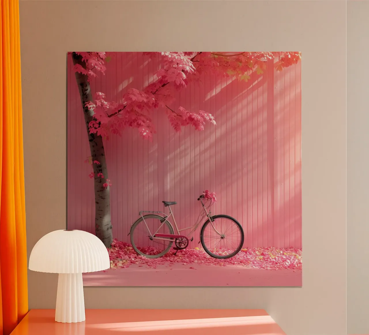 Fard e bolle di sapone poster con telaio in legno da StillVibe Home