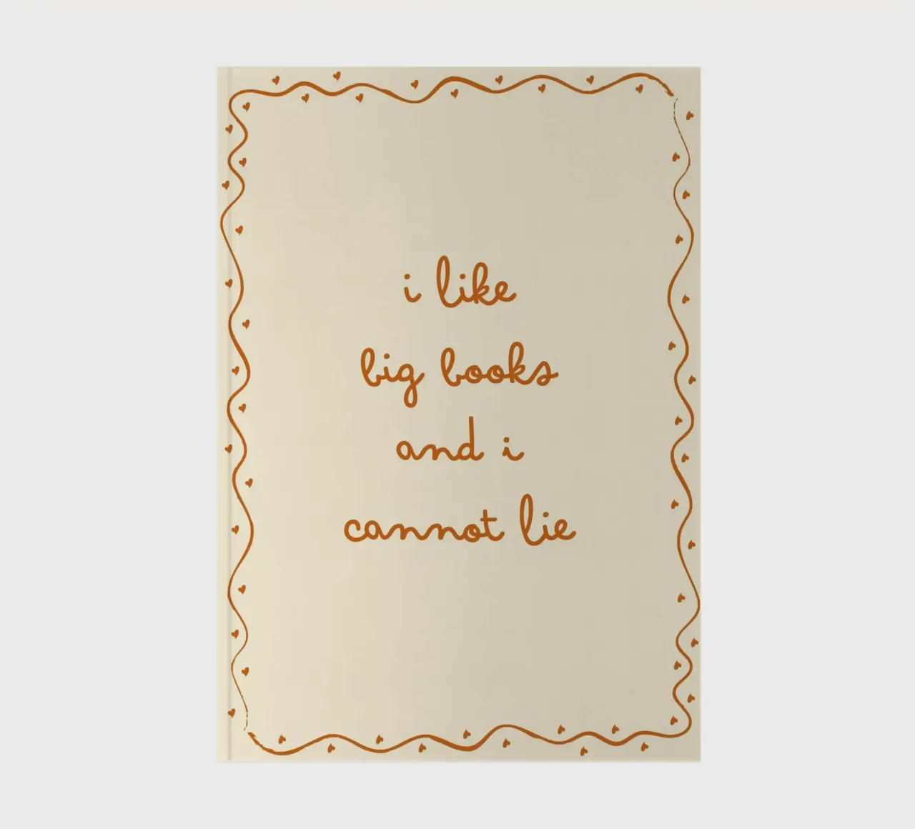 "I Like Big Books and I Cannot Lie" - Funny Book Lover Poste notebook by vintagepod