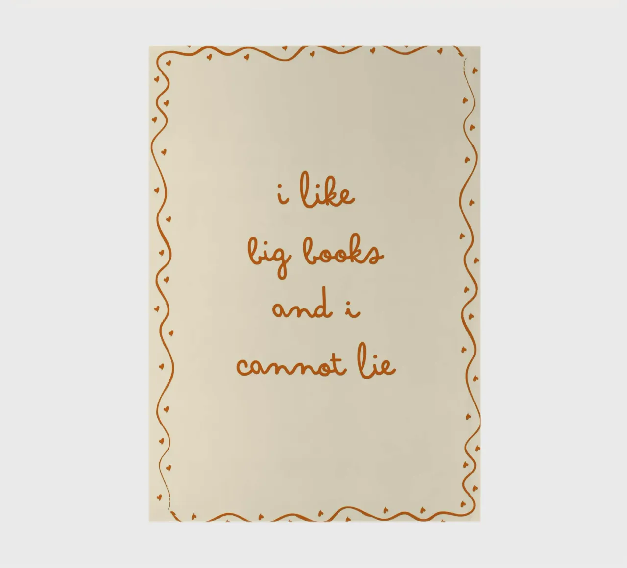 "I Like Big Books and I Cannot Lie" - Funny Book Lover Poste notebook by vintagepod