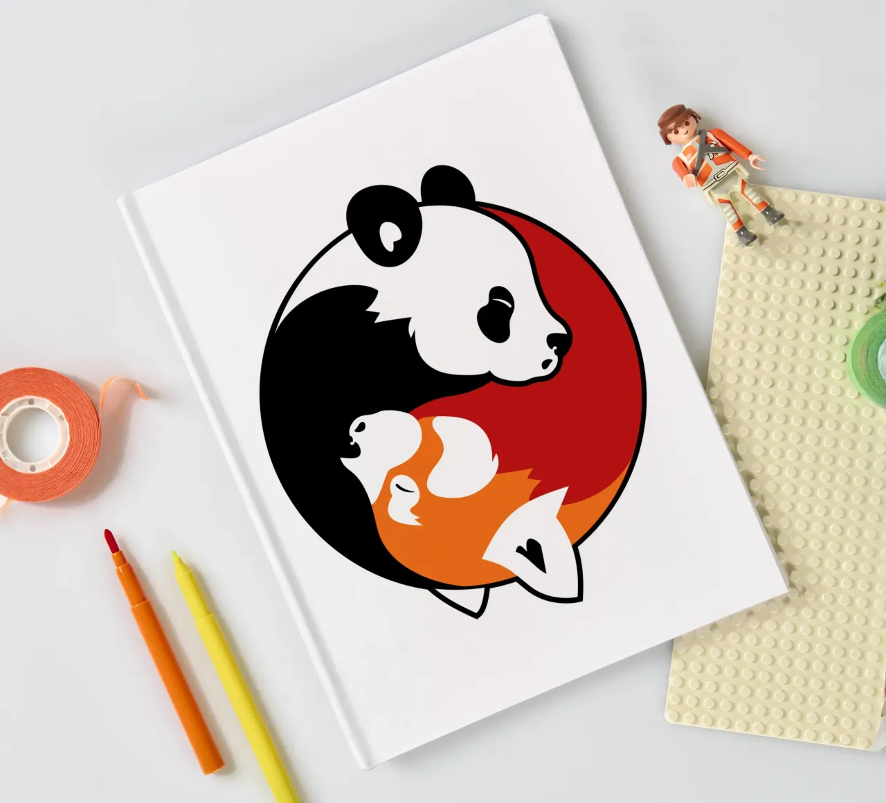 Yin Yang Pandas notebook by Mariel Toigo