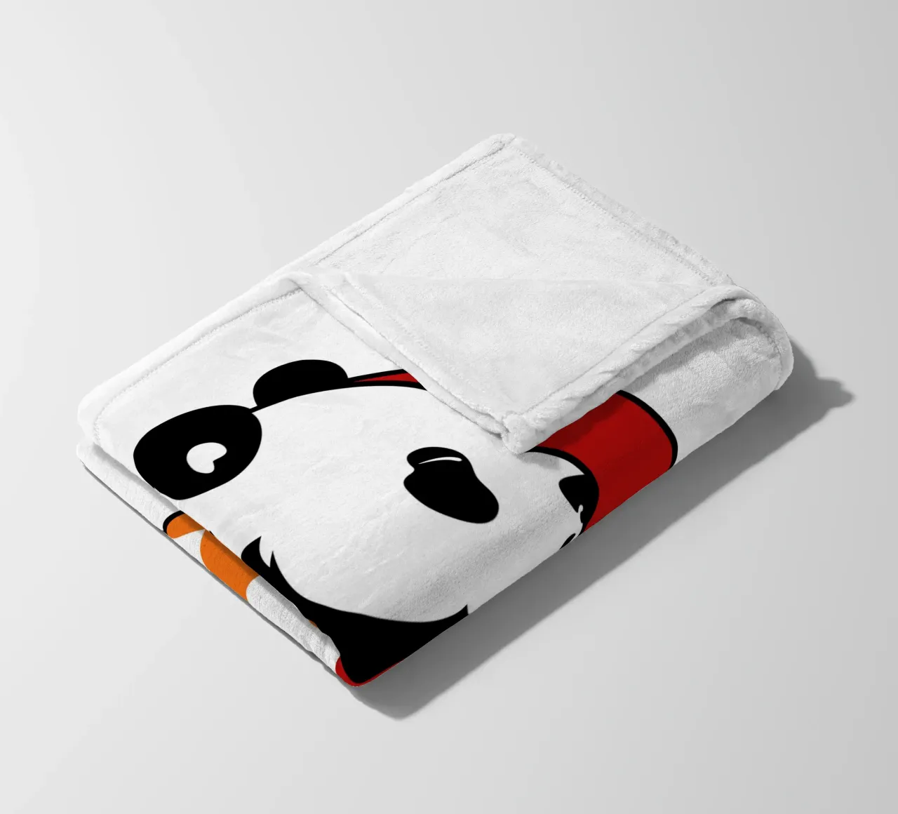 Yin-Yang-Pandas Fleecedecke von Mariel Toigo