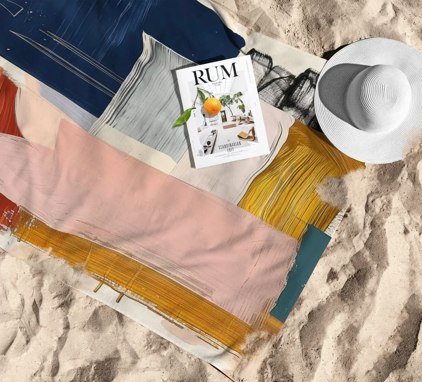 Strokes 2 strandhanddoek van LeDieg