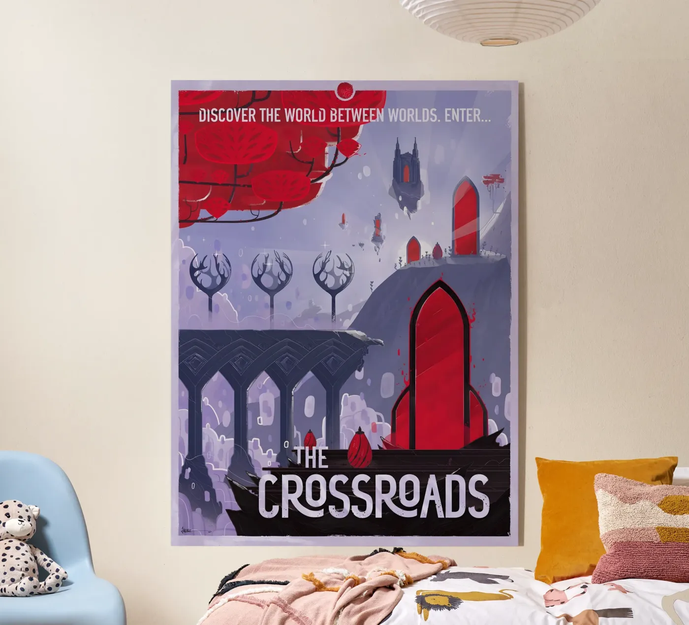 The Crossroad acrylic glass by Robert Hoff
