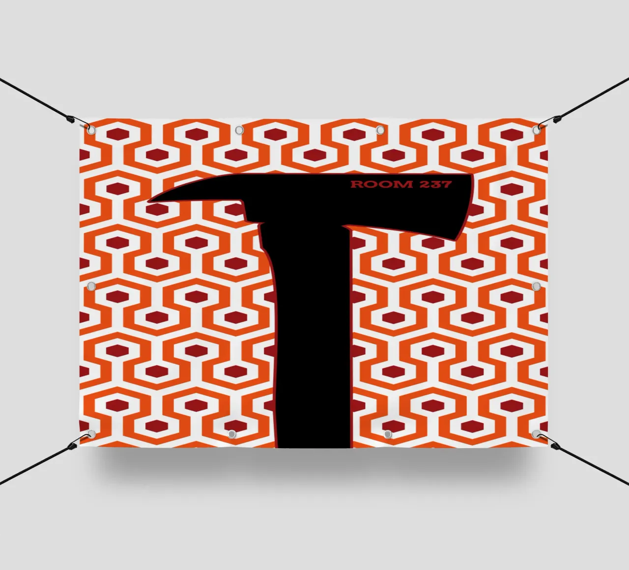 Camera 237 telo in pvc da Mariel Toigo