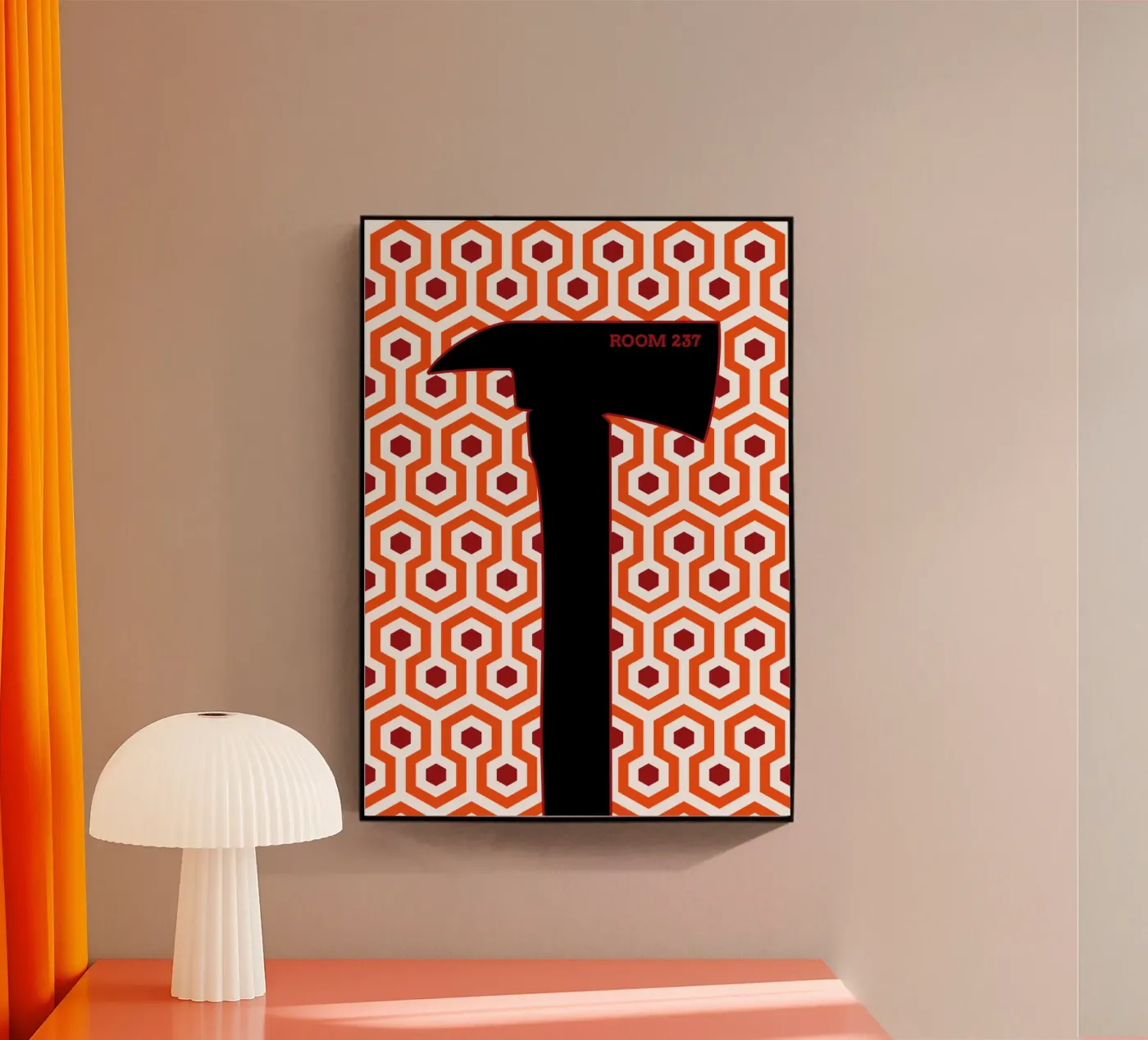 Kamer 237 acryl van Mariel Toigo