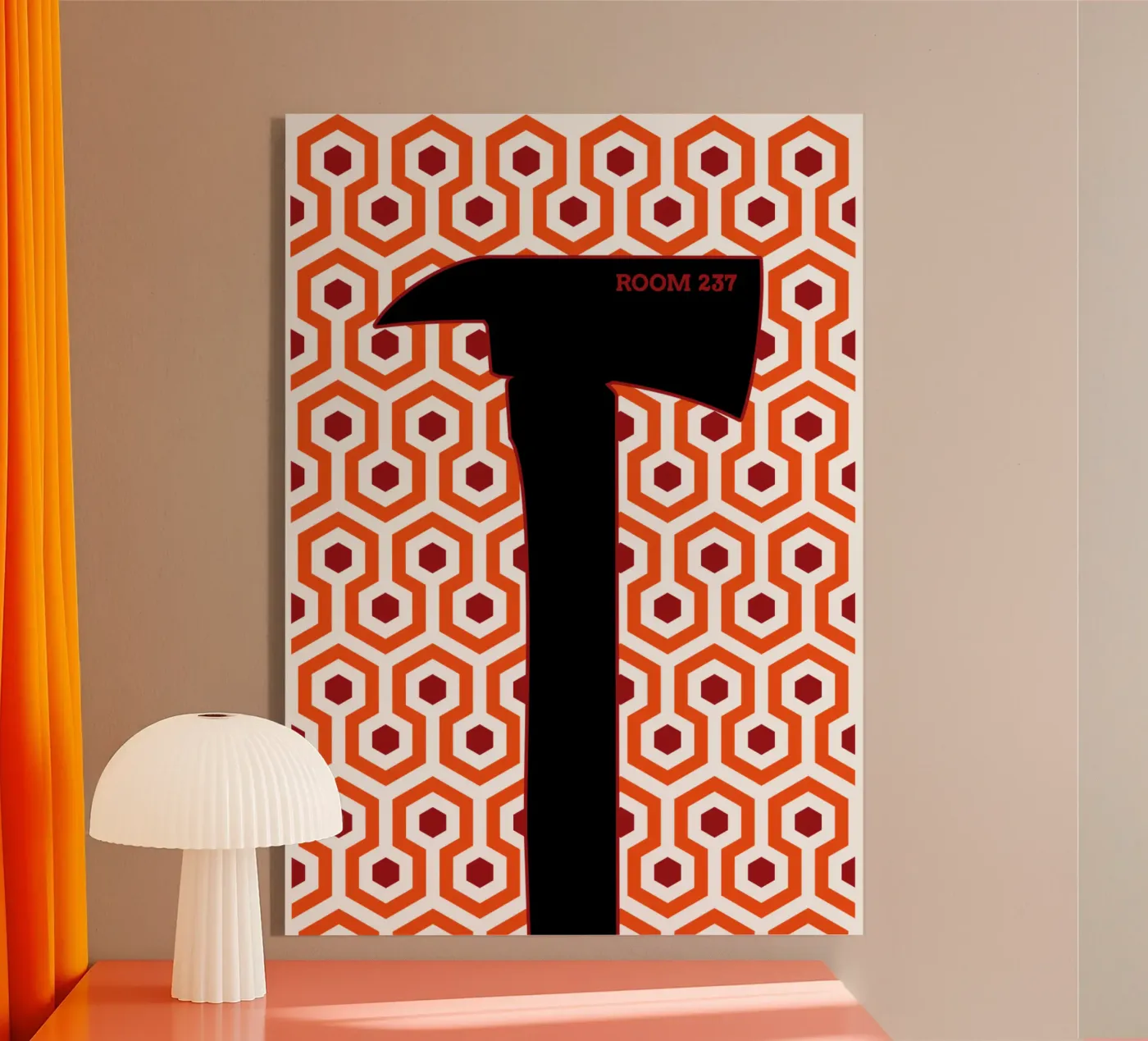 Kamer 237 acryl van Mariel Toigo