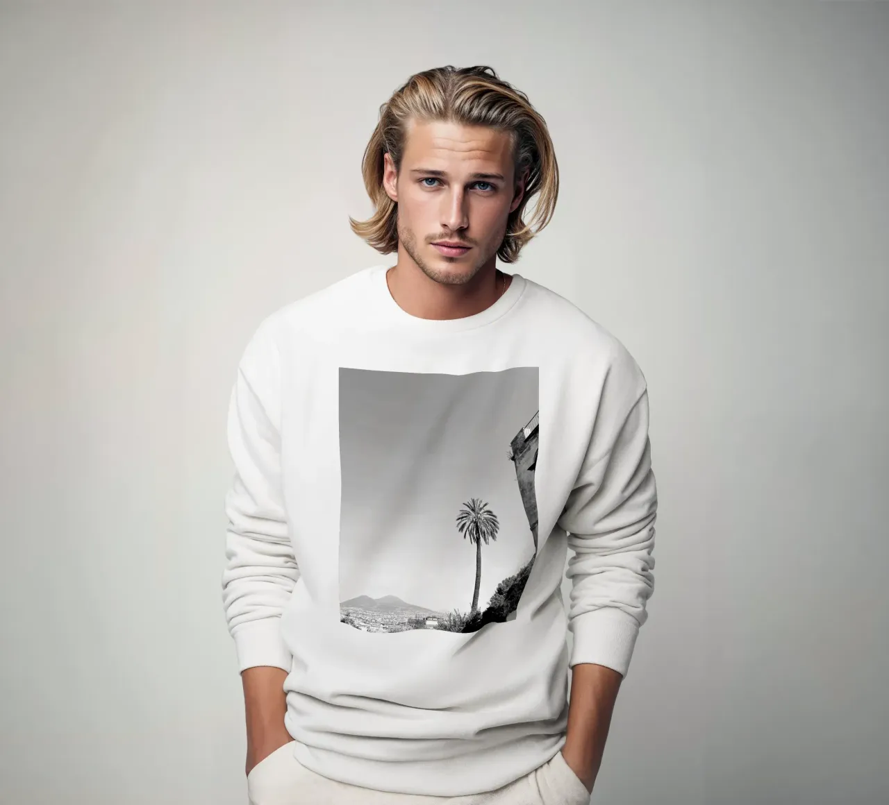 palmtree in napoli sweatshirt van Reiselust