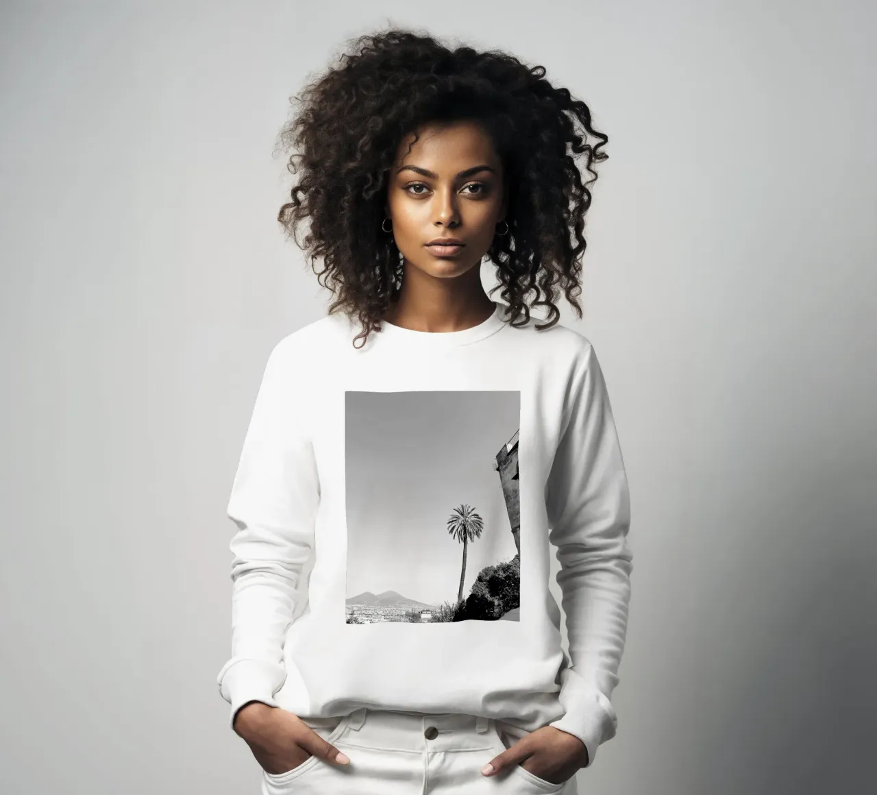 palmtree in napoli sweatshirt van Reiselust