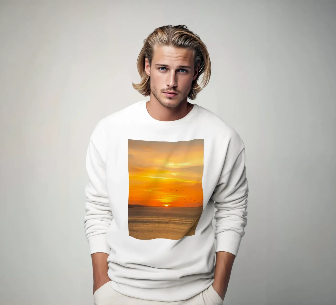Sunset Coast felpa da Stay Positive Design